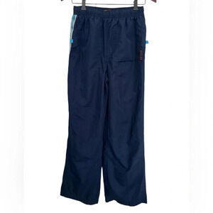 West coast blue  stripes athletic windbraker pants size small
